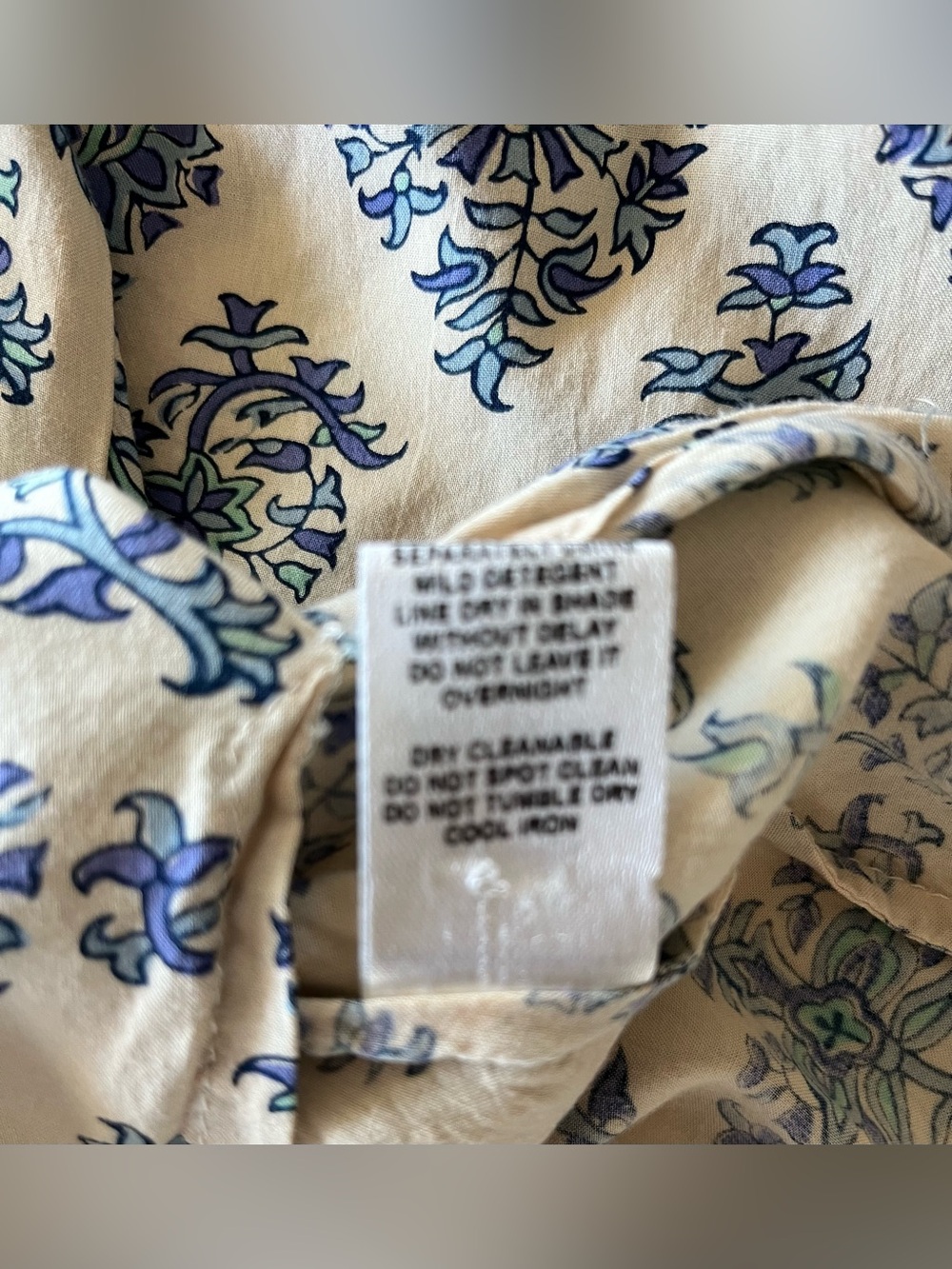 Natalie Martin ISOBEL DRESS - Blue Paisley. Medium. EUC - Picture 8 of 11